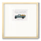 Fresh Sunflowers Truck - Double Matboard Framed Print