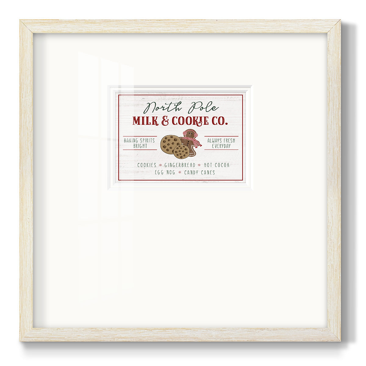 Milk and Cookie Co Premium Framed Print Double Matboard