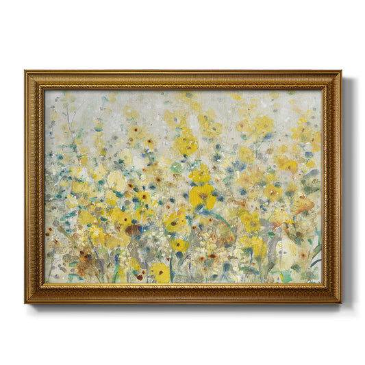 Cheerful Garden II Premium Framed Canvas- Ready to Hang