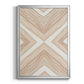 Diametric Clementine II - Modern Framed Canvas Print