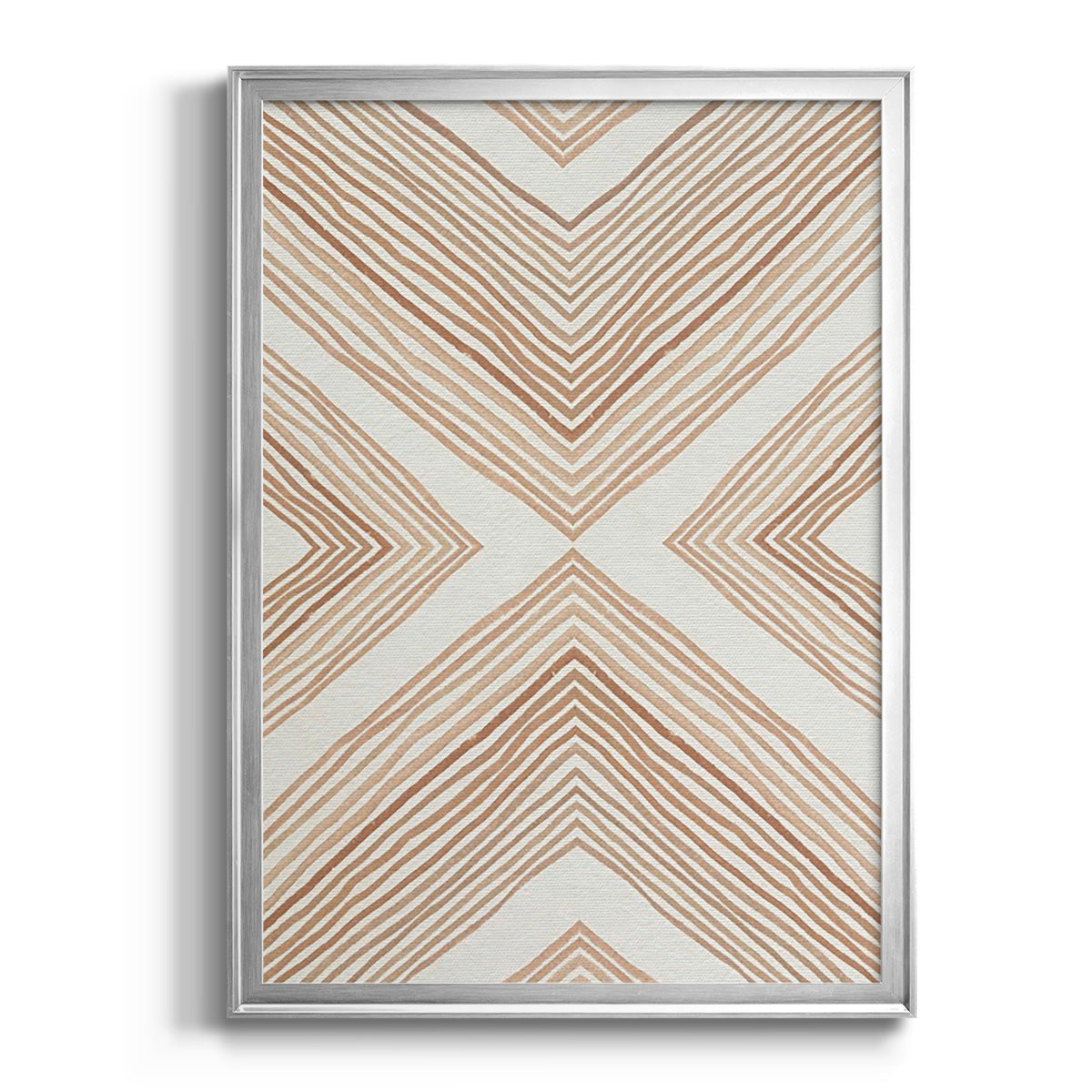 Diametric Clementine II - Modern Framed Canvas Print