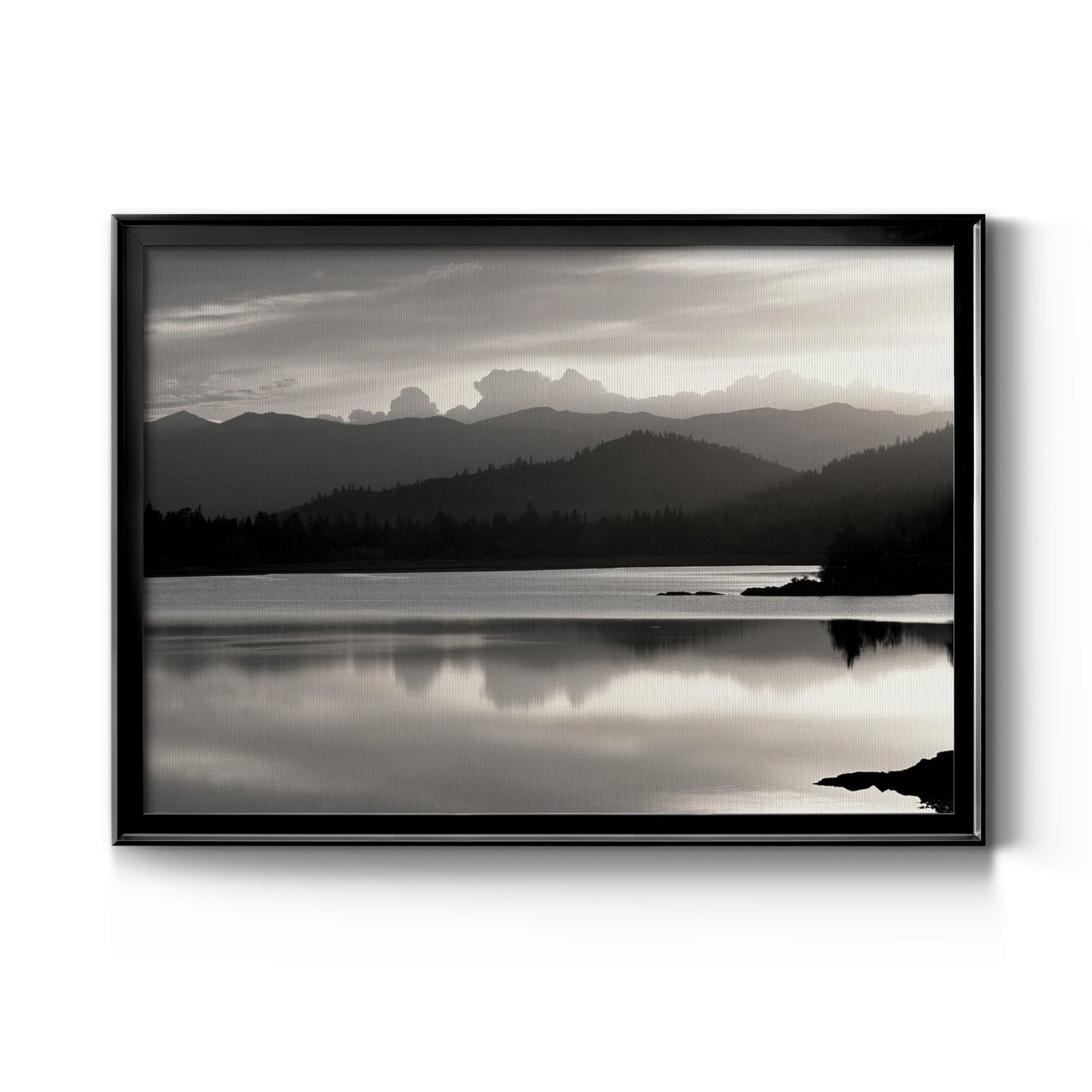 Salish Mountains Premium Classic Framed Canvas - Ready to Hang