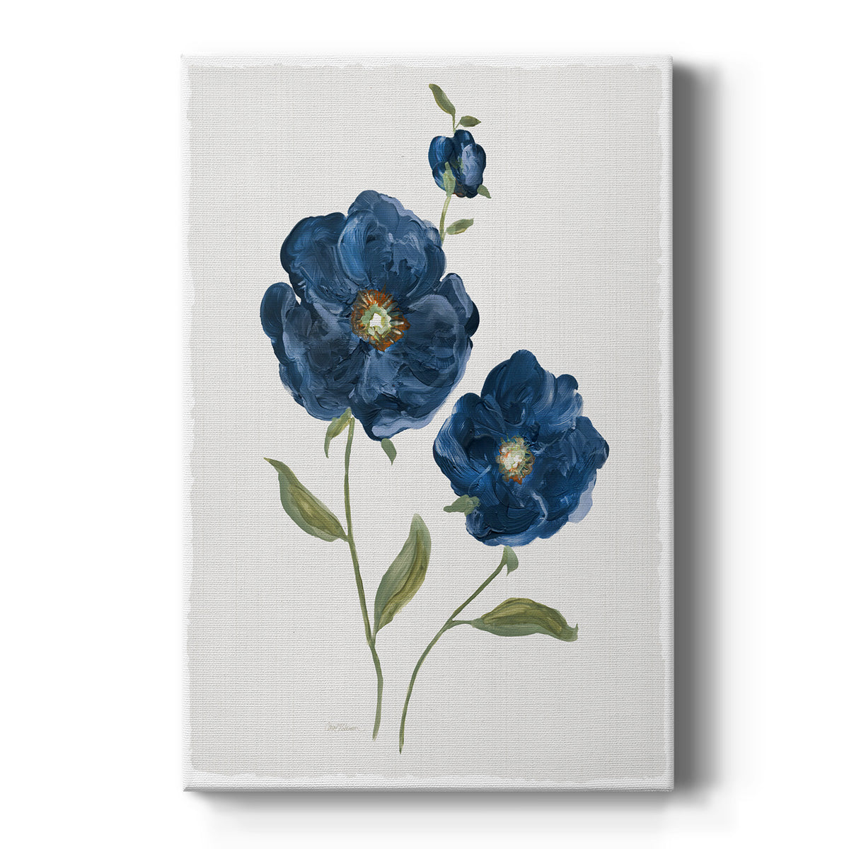 Blue Poppies - Canvas Art Print