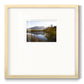 Low Light on Vermillion Premium Framed Print Double Matboard