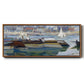 The Seine at Asnieres 2, 1873 - Floater Framed Canvas Print