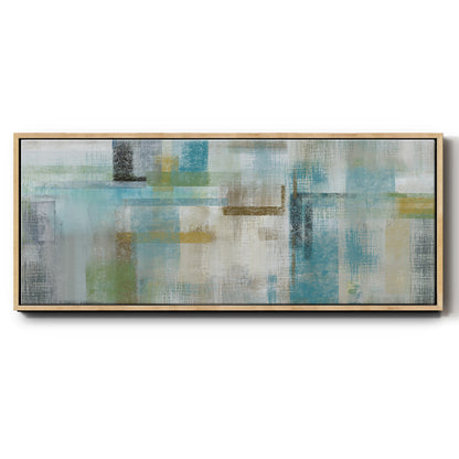 Bits and Pieces - Floater Framed Canvas Print