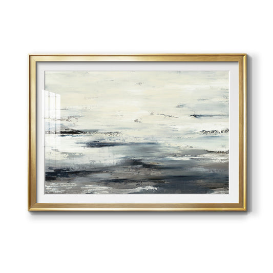 On The Stormy Seas Premium Framed Print - Ready to Hang