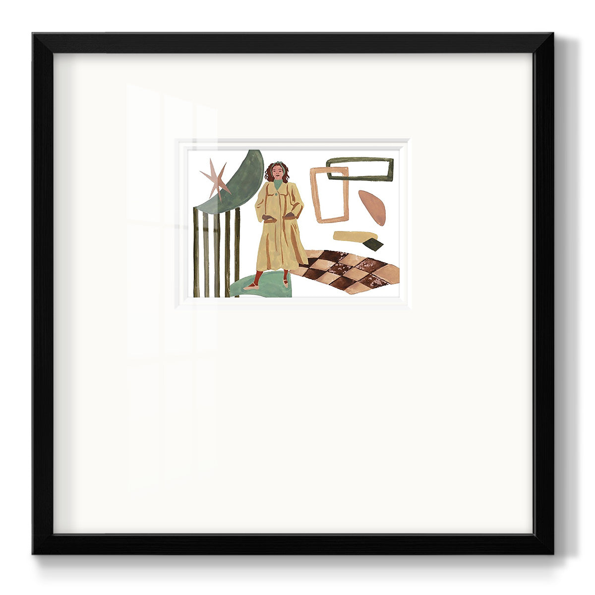 Vintage Vibes VI - Double Matboard Framed Print