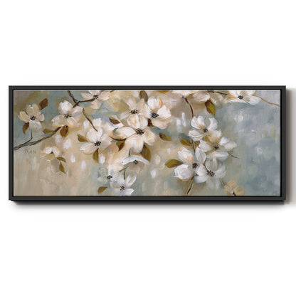 Blossoms of May - Floater Framed Canvas Print