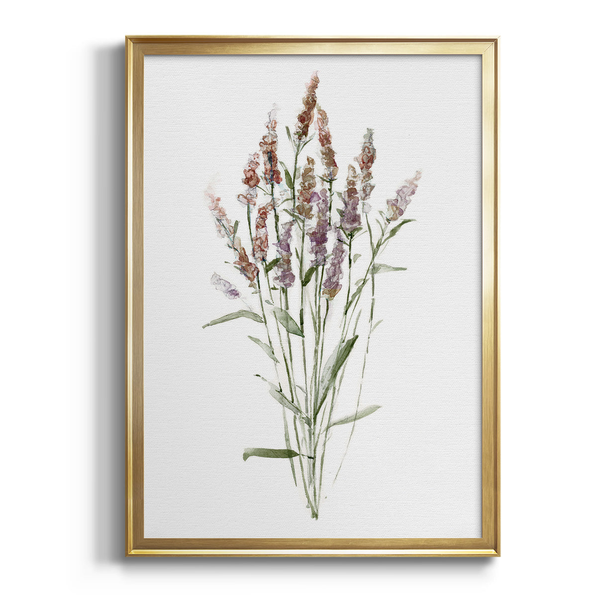 Dainty Botanical III - Modern Framed Canvas Print