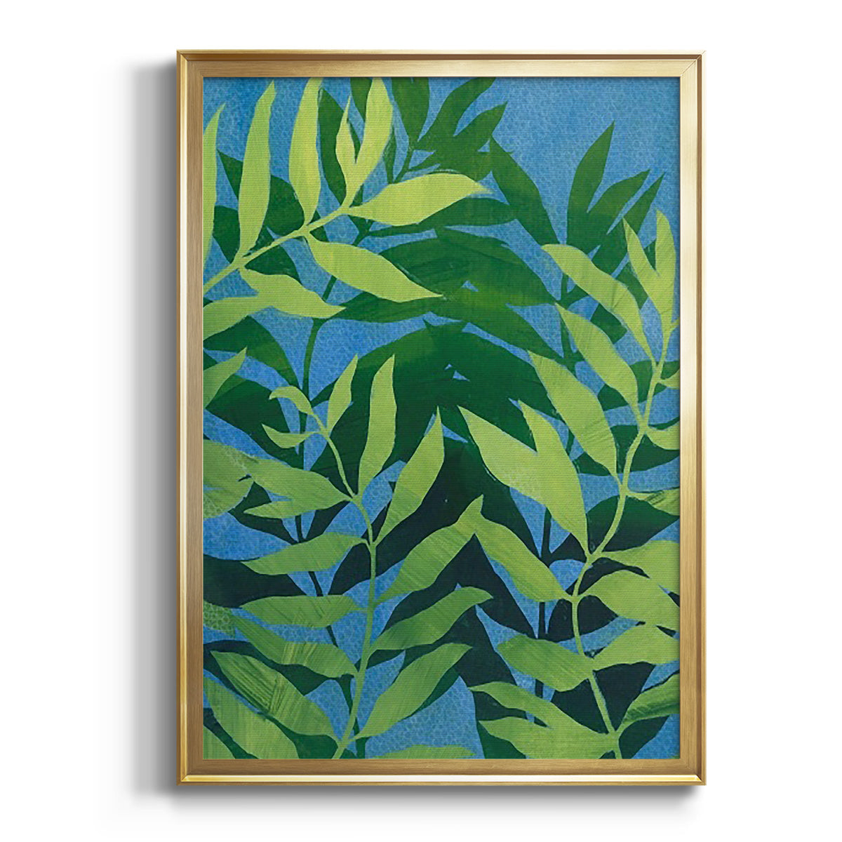 Ocean Vines I - Modern Framed Canvas Print