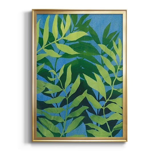 Ocean Vines I - Modern Framed Canvas Print