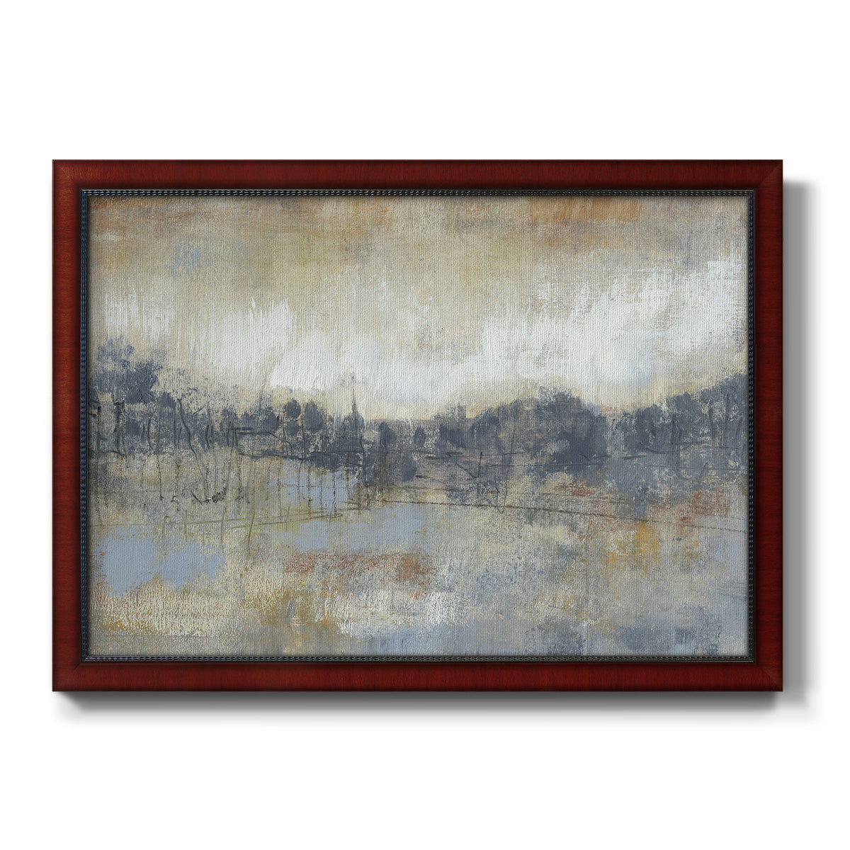 Cool Grey Horizon I Premium Framed Canvas- Ready to Hang