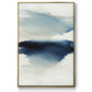 Waves I - Framed Premium Gallery Wrapped Canvas L Frame - Ready to Hang