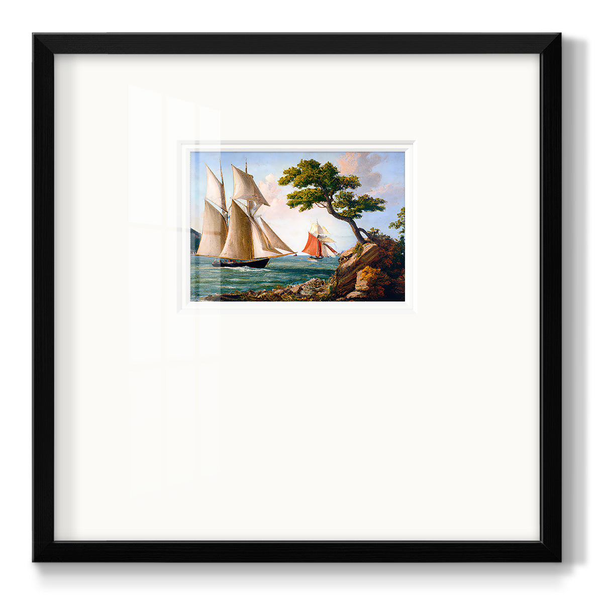 Sailing - Double Matboard Framed Print