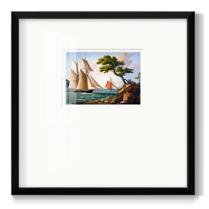Sailing - Double Matboard Framed Print