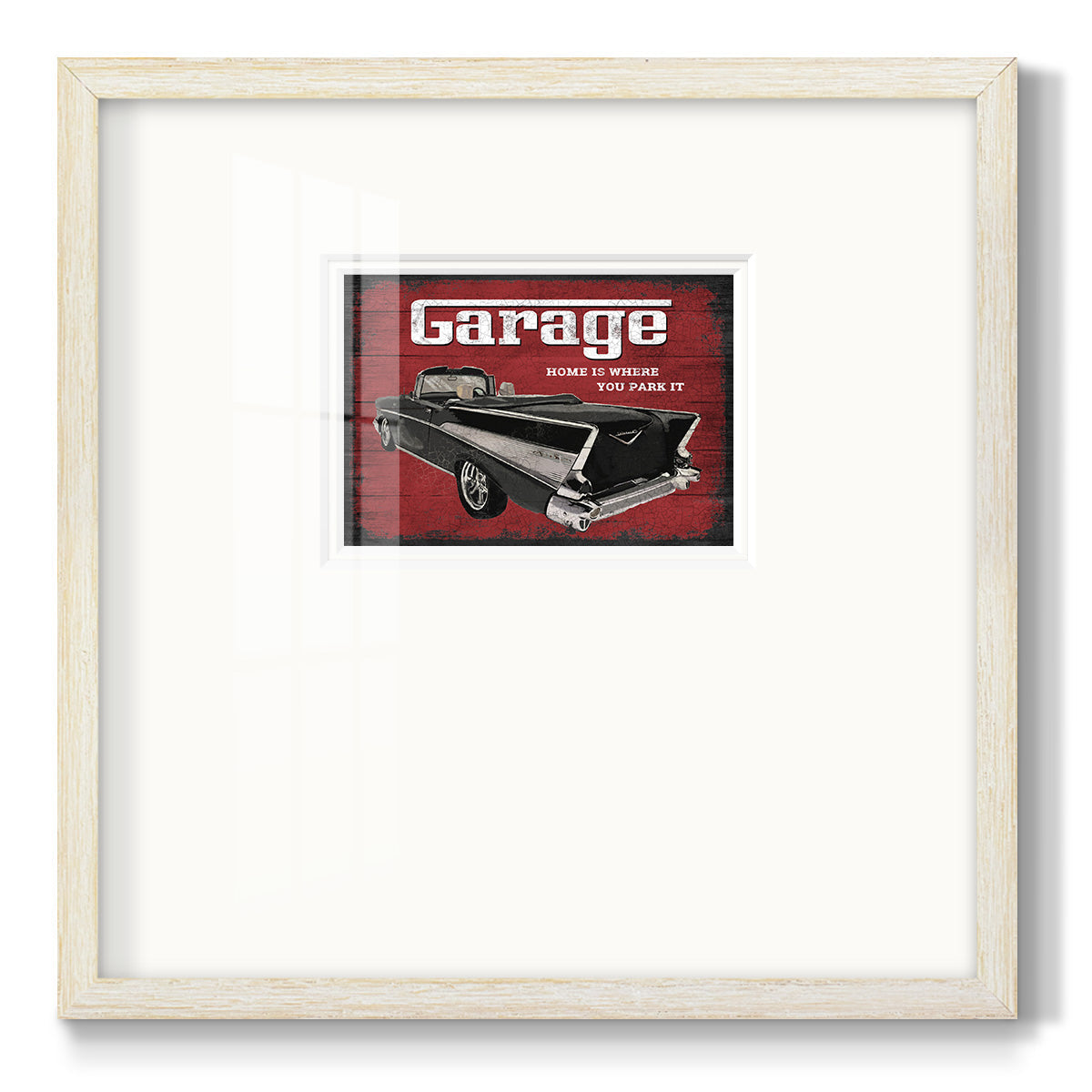 The Garage Premium Framed Print Double Matboard