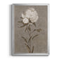 Pretty As A Peony II - Modern Framed Canvas Print