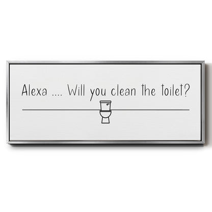 Alexa ... - Floater Framed Canvas Print