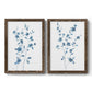 Blue Blossom I - Premium Framed Canvas 2 Piece Set - Ready to Hang