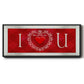 DIY Love Collection H - Floater Framed Canvas Print
