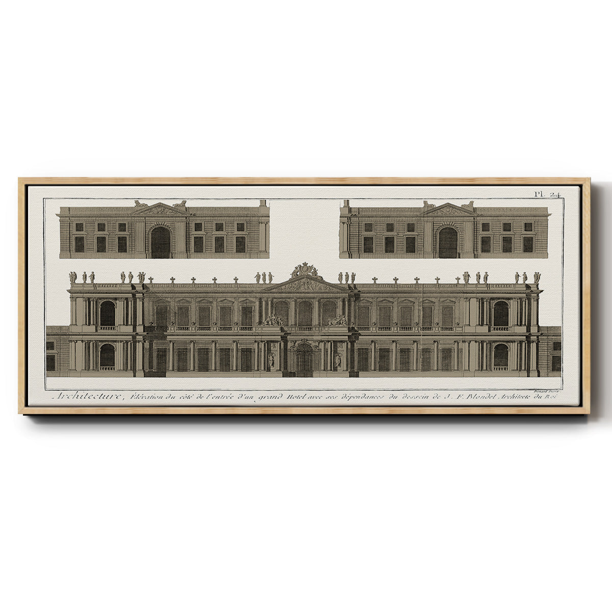 Buildings & Facades I - Floater Framed Canvas Print