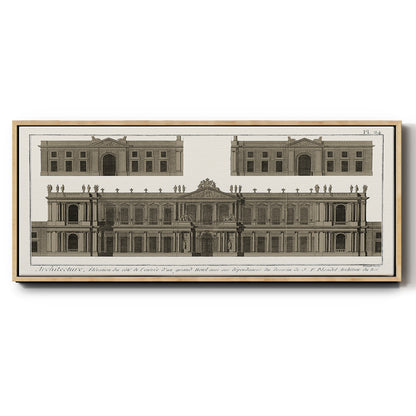 Buildings & Facades I - Floater Framed Canvas Print