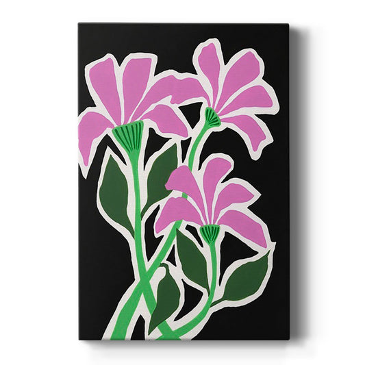 Pop Flowers V - Canvas Art Print