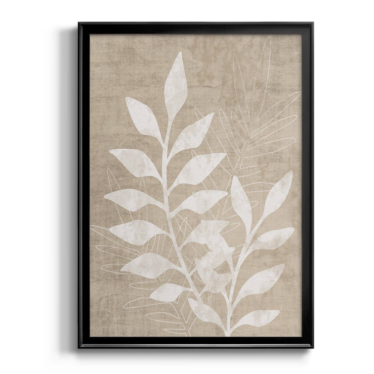 Foliage Retreat I - Modern Framed Canvas Print