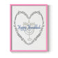 Hanukkah Heart - Restickable Framed Art Print