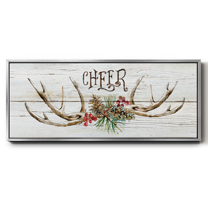 Rustic Cheer - Floater Framed Canvas Print
