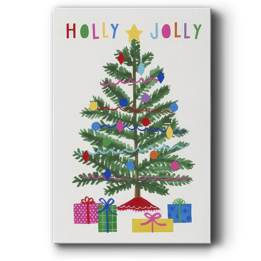 Colorful Christmas Collection B - Gallery Wrapped Canvas