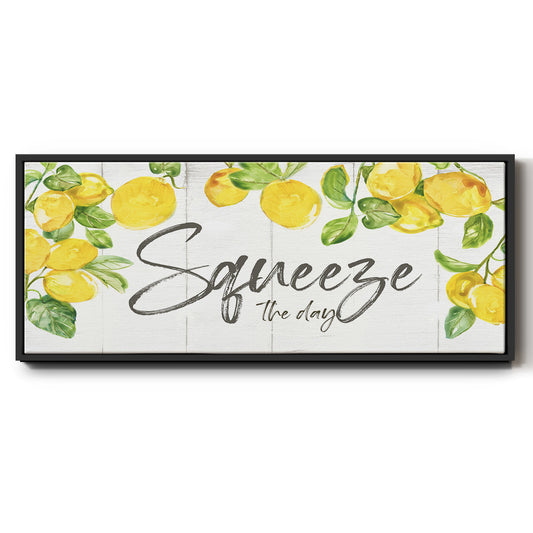 Lemon Squeeze - Floater Framed Canvas Print
