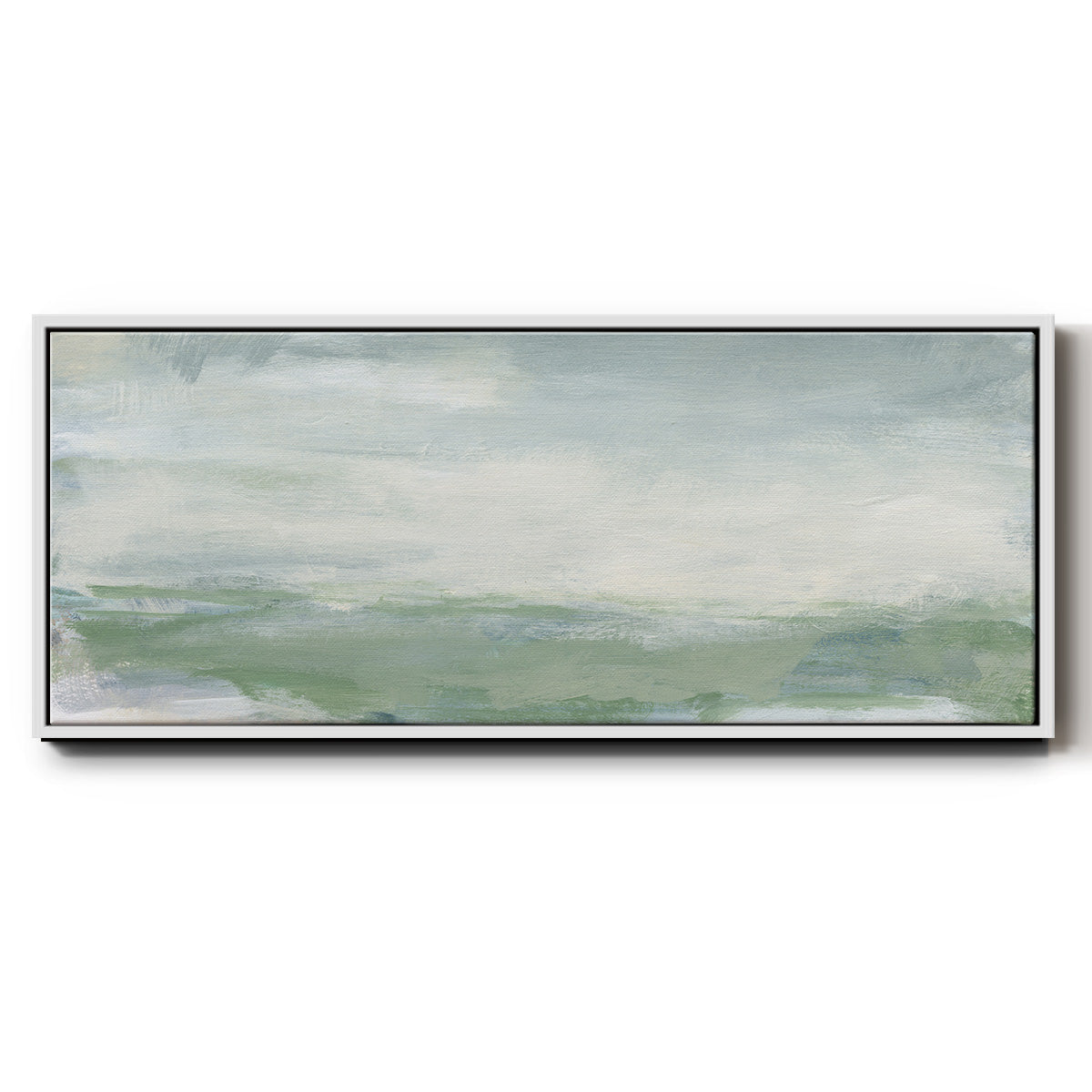 Coastal I - Floater Framed Canvas Print