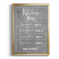 Bon Appetit - Modern Framed Canvas Print