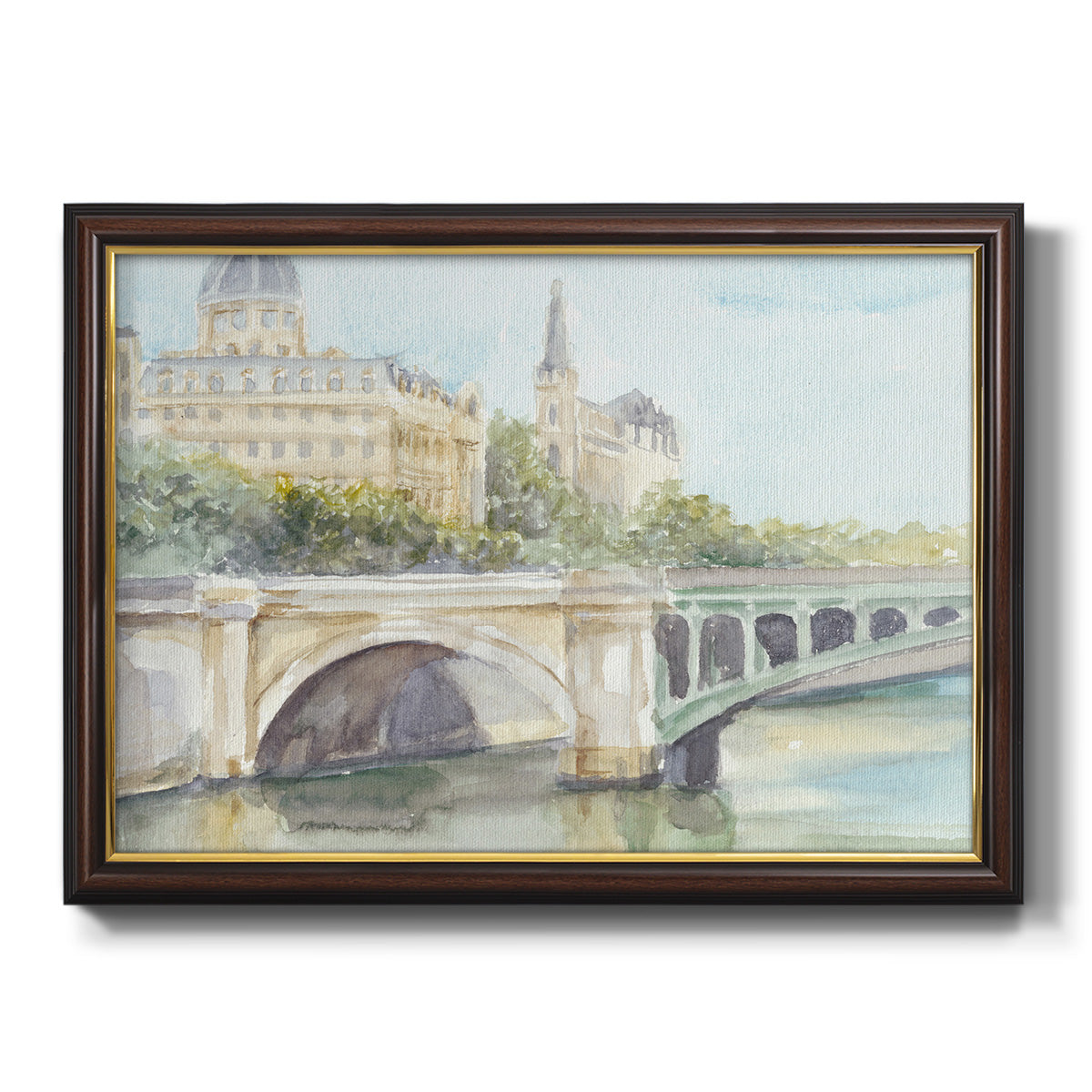 French Bridge Study IV Premium Framed Canvas- Ready to Hang