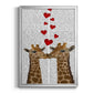 Love is in the Air Collection B - Modern Framed Canvas Print