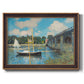 The Road Bridge At Argenteuil - Ornate Framed Canvas Print