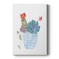 Cactus and Succulent Blooms I Premium Gallery Wrapped Canvas - Ready to Hang