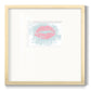 XOXO in Color - Double Matboard Framed Print