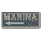 Shoreline Signs II - Floater Framed Canvas Print