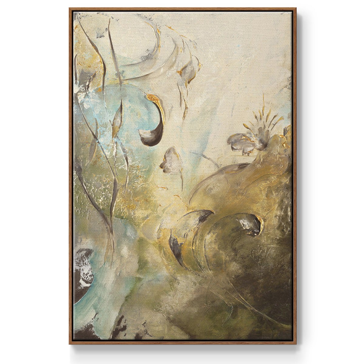 Enchanted Garden II - Floater Framed Canvas Print