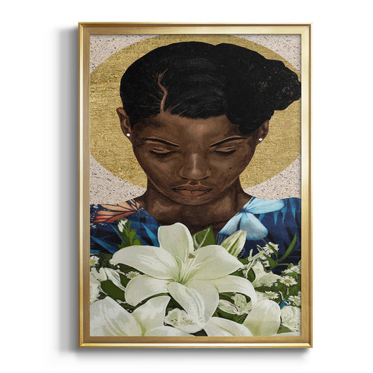 Meditation II - Modern Framed Canvas Print