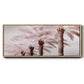 Stately Palms - Floater Framed Canvas Print