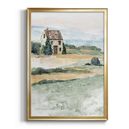 On the Countryside I - Modern Framed Canvas Print