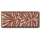Terra Cotta Block Palms IV - Floater Framed Canvas Print