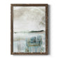 Summer Teal II - Barnwood Framed Canvas Print