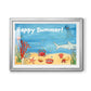 Cute Sea Creatures I - Modern Framed Art Print