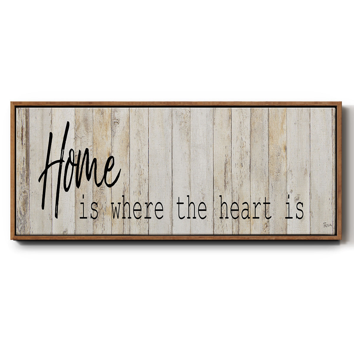 Home - Floater Framed Canvas Print