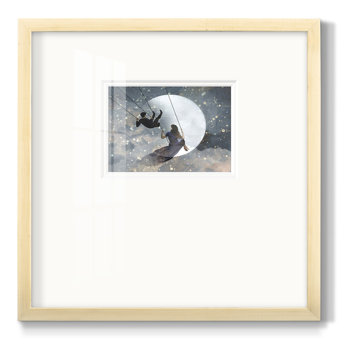 Celestial Love II Premium Framed Print Double Matboard